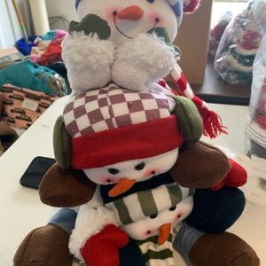 Avon snowman stack, battery operated